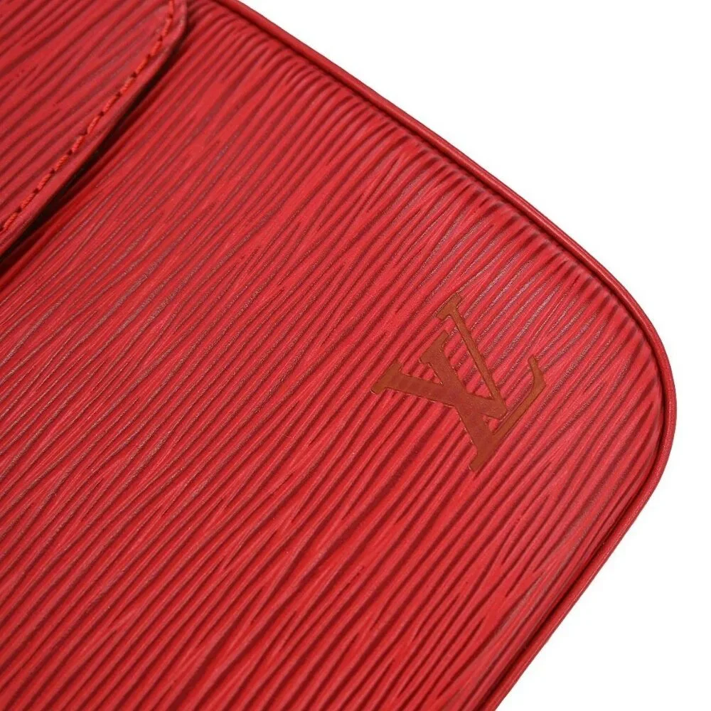 LOUIS VUITTON BUSSY SHOULDER BAG EPI RED M52207 SP0919 NQ01258 - Picture 4 of 10